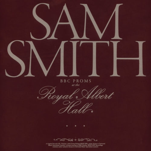 Sam Smith BBC Proms at the Royal Albert Hall